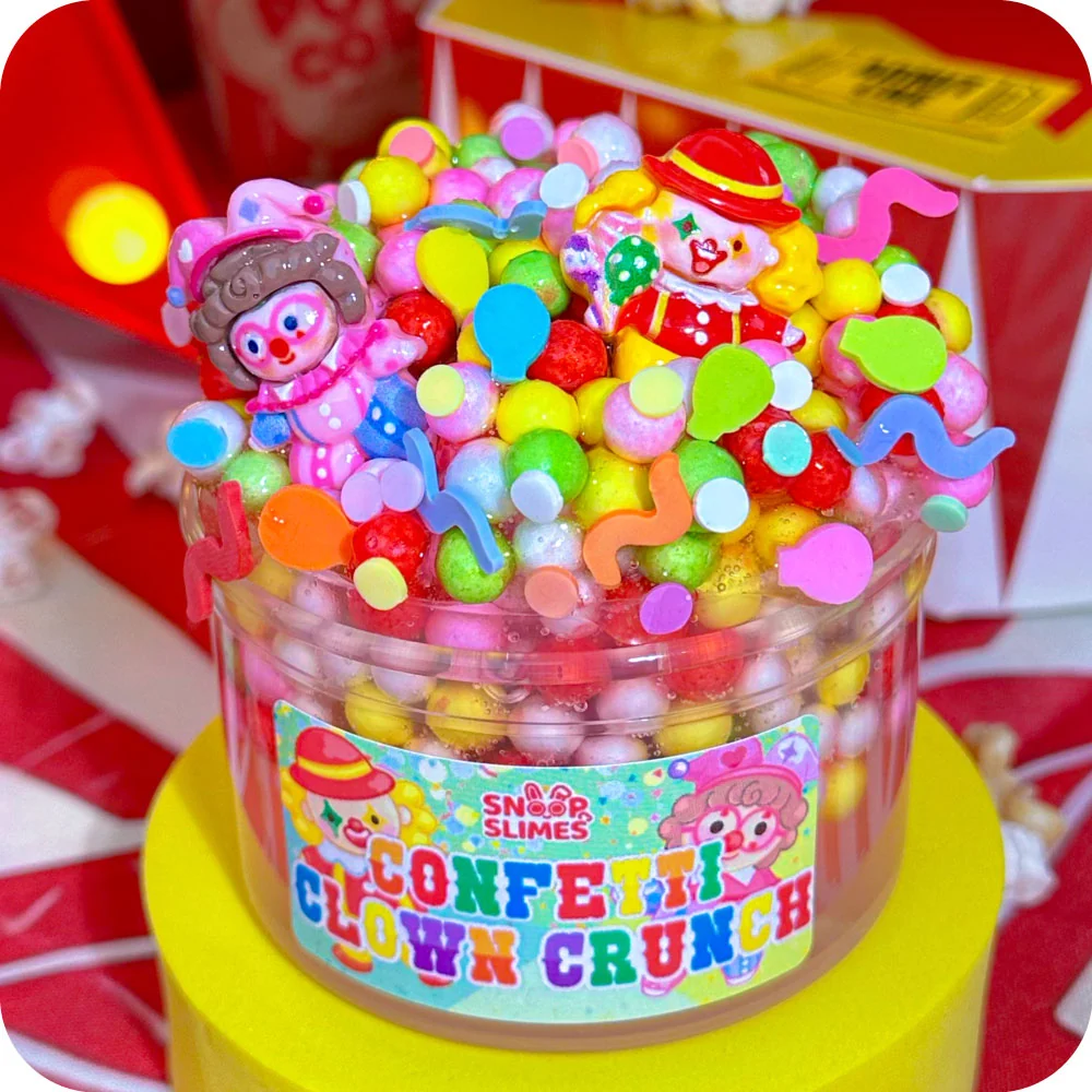 Confetti Clown Crunch Slime