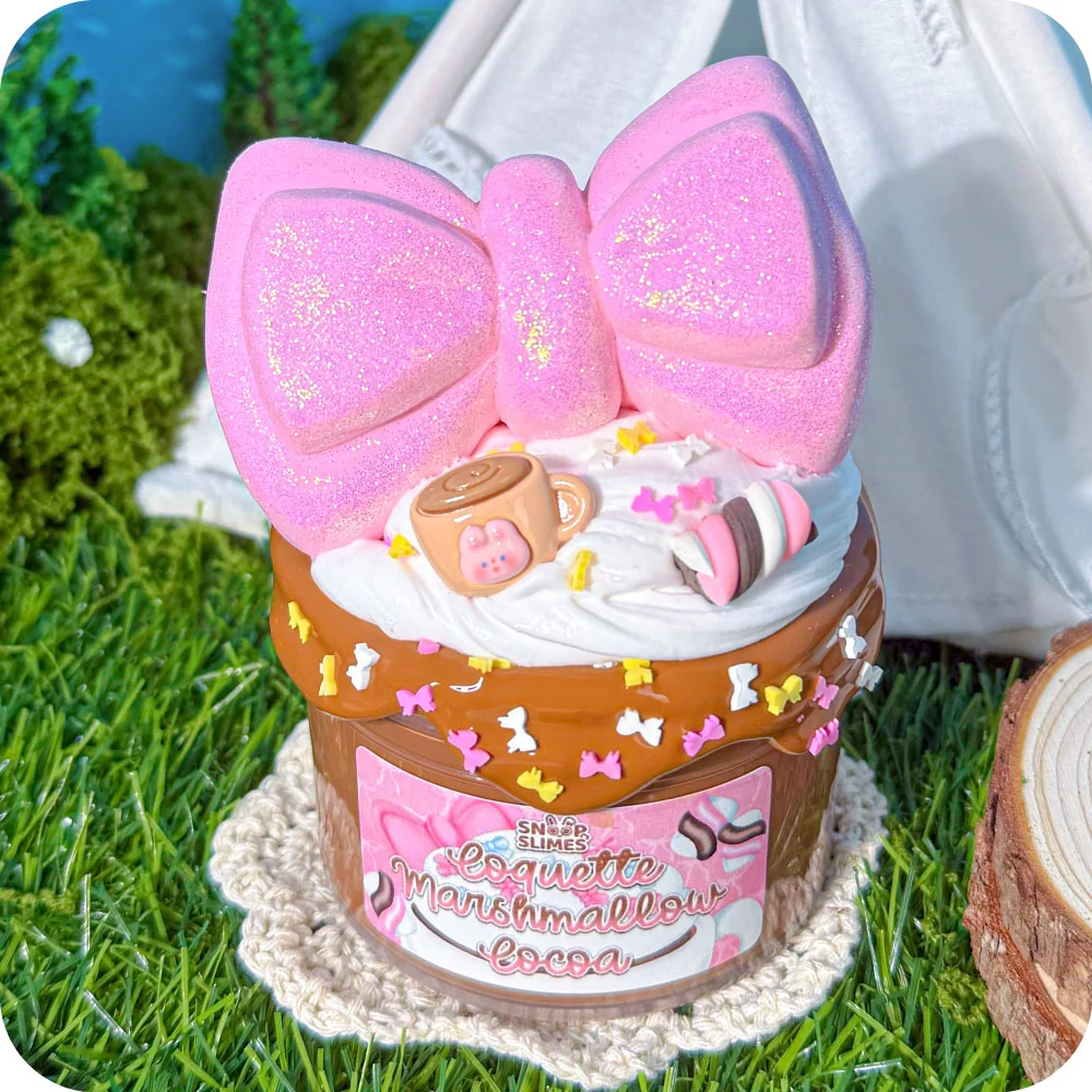 Coquette Marshmallow Cocoa Slime