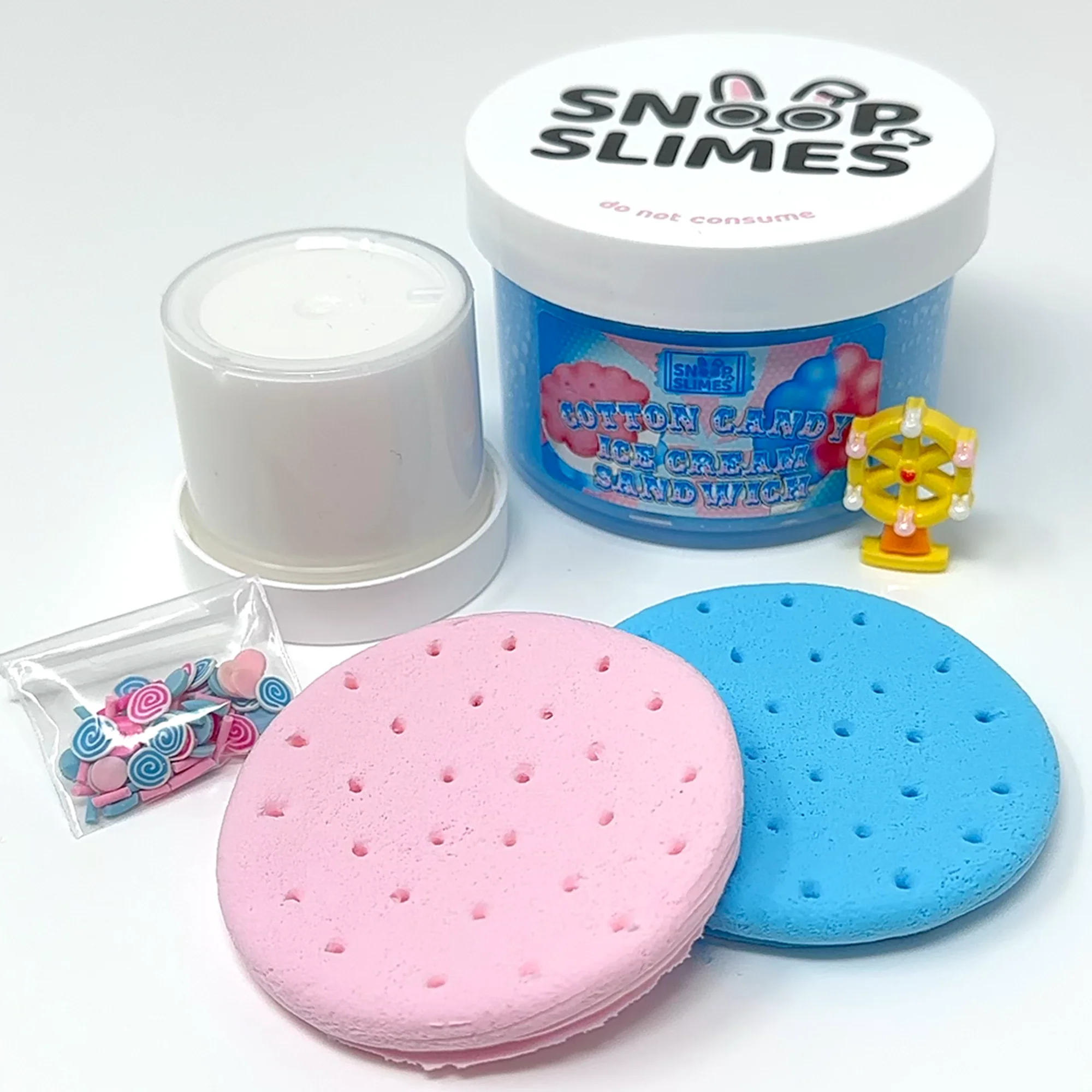 Cotton Candy Ice Cream Sandwich Slime - Image 2