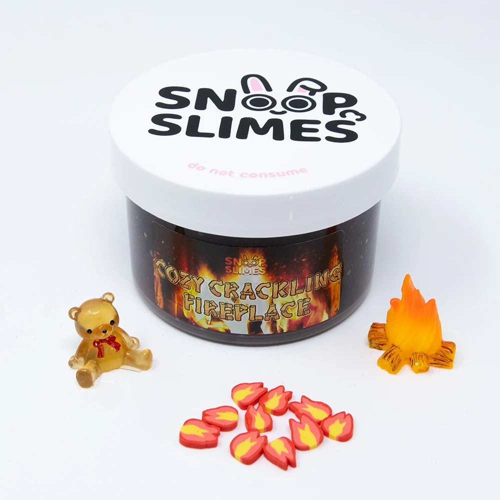 Cozy Crackling Fireplace Slime - Image 2