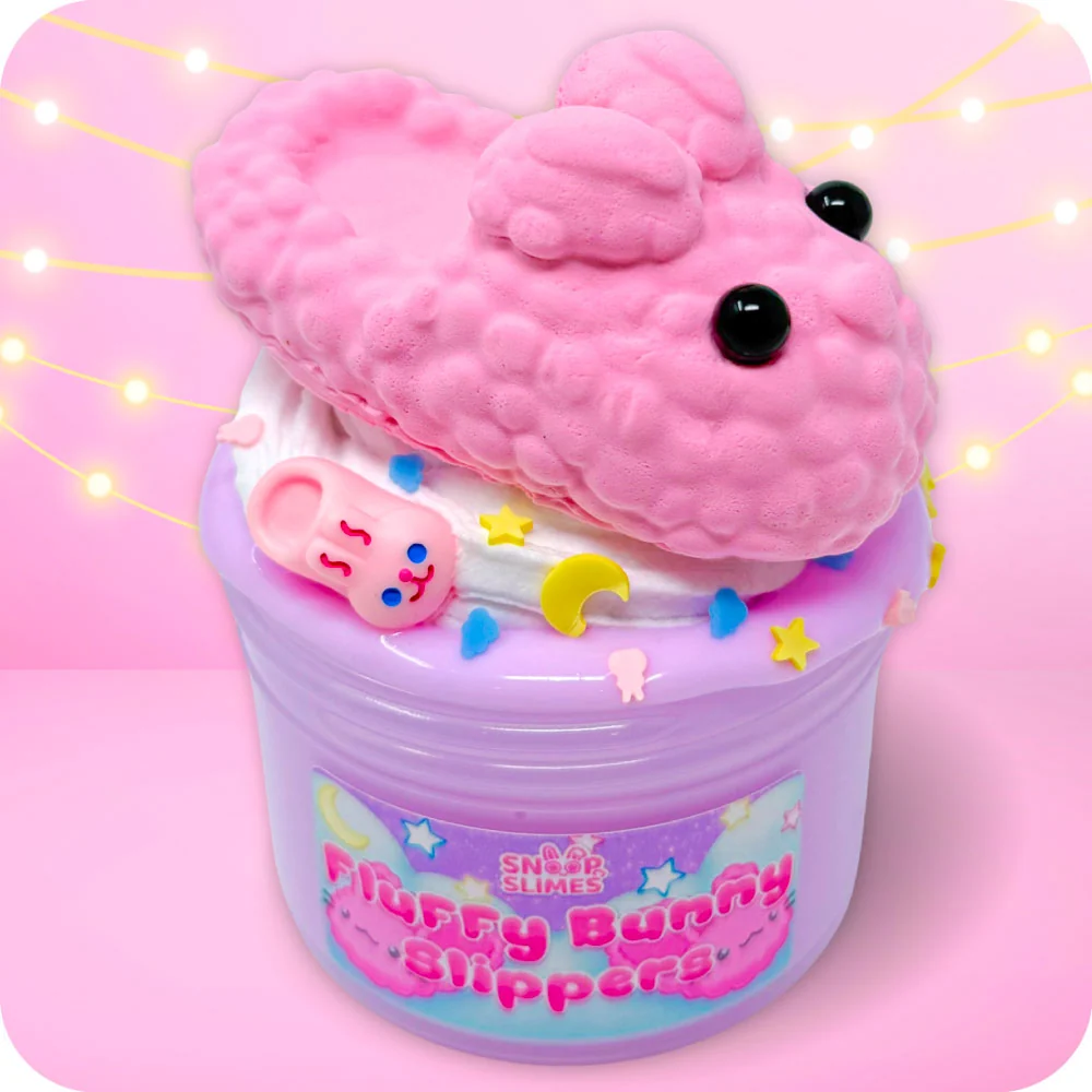 Fluffy Bunny Slippers Slime