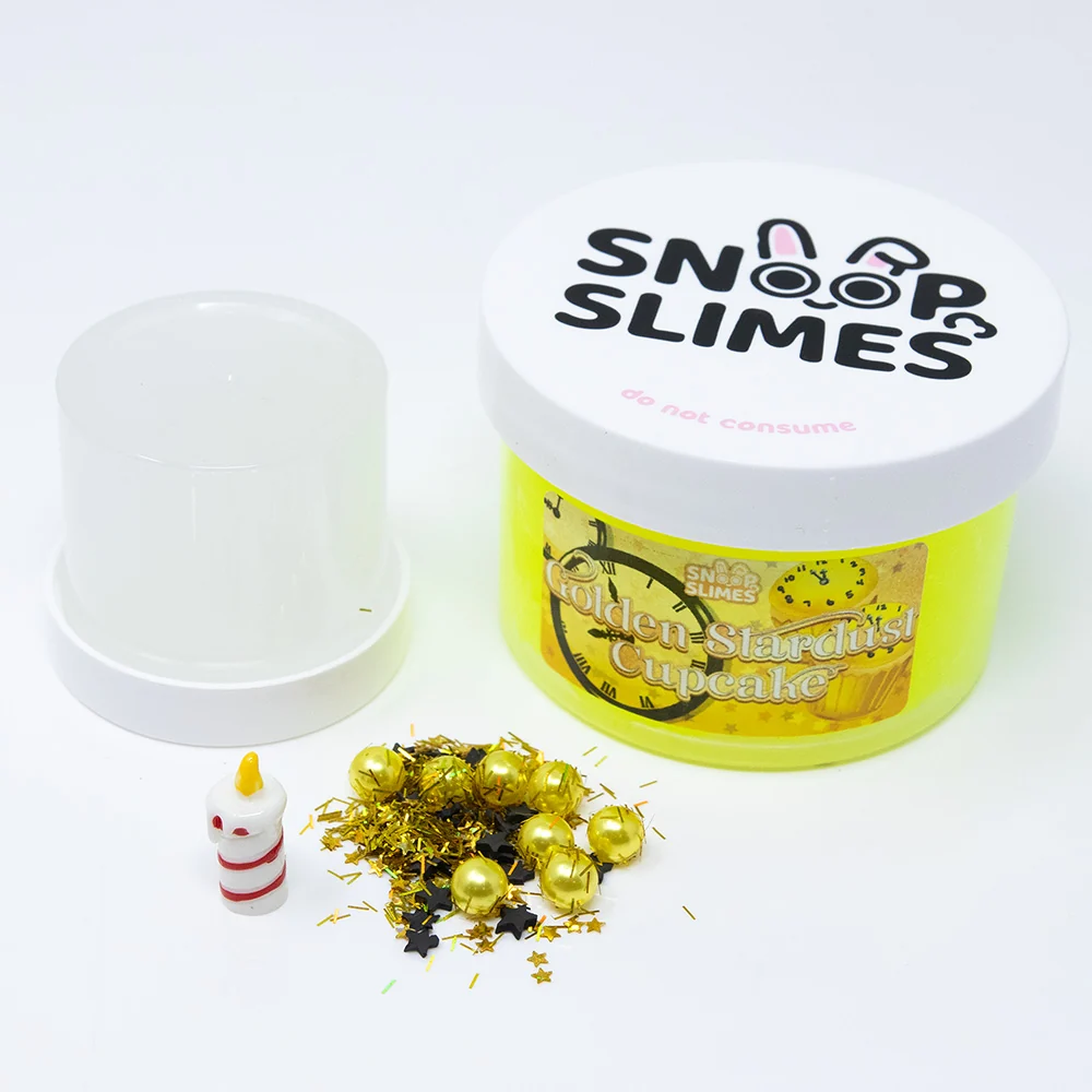 Golden Stardust Cupcake Slime - Image 2
