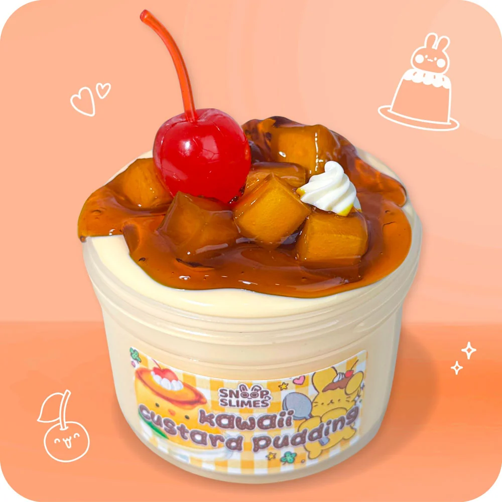 Kawaii Custard Pudding Slime