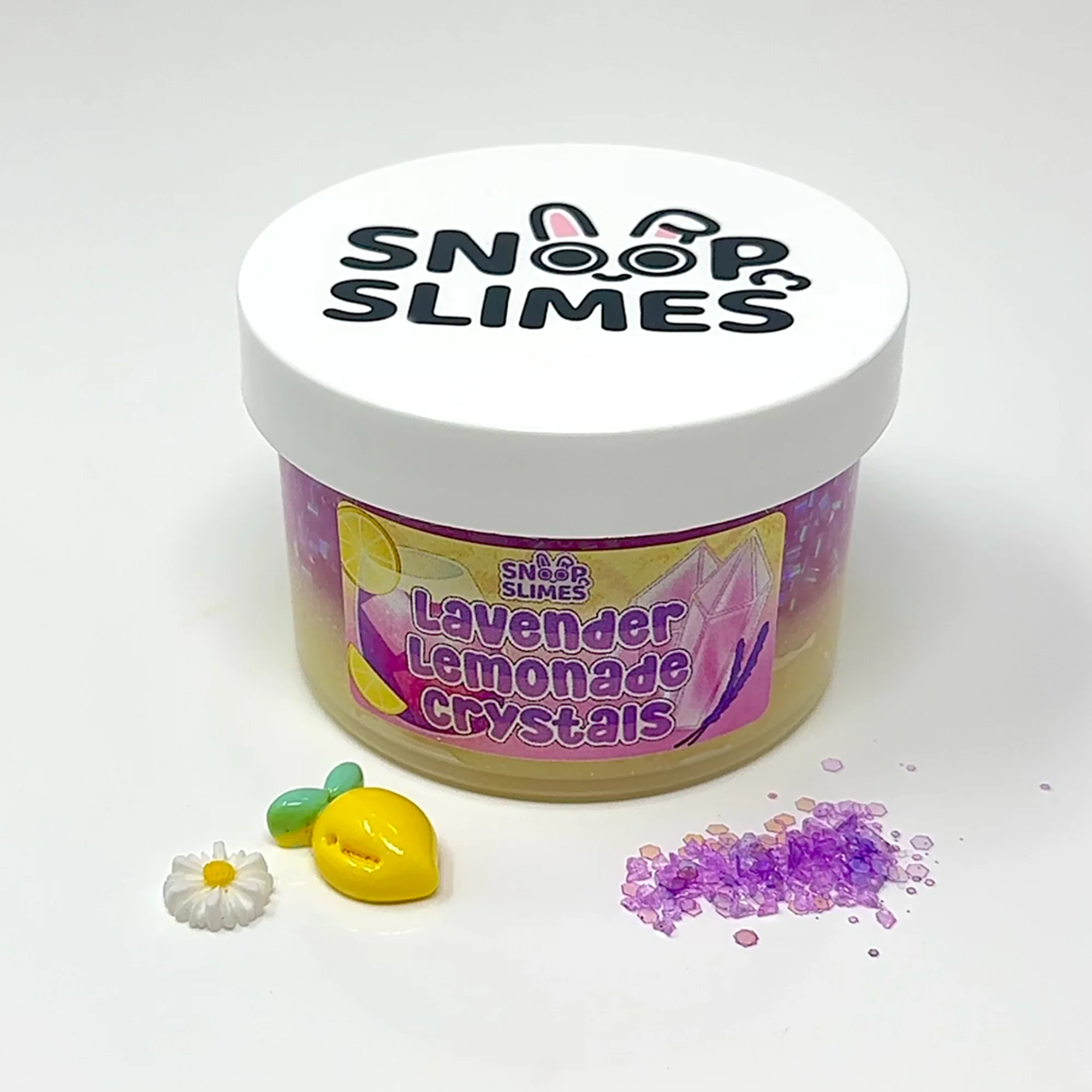 Lavender Lemonade Crystals Slime - Image 2