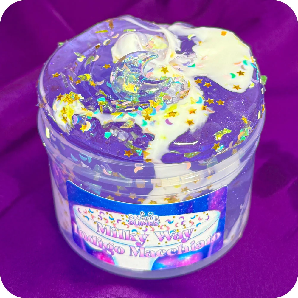 Milky Way Indigo Macchiato Slime