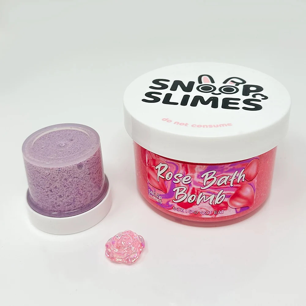 Rose Bath Bomb Slime - Image 2