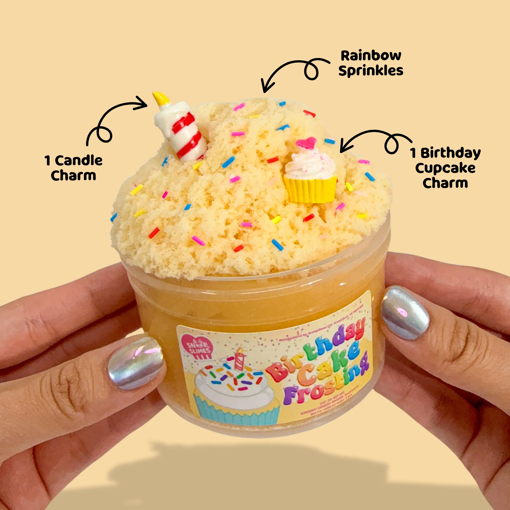 Birthday Cake Frosting Slime - Image 3