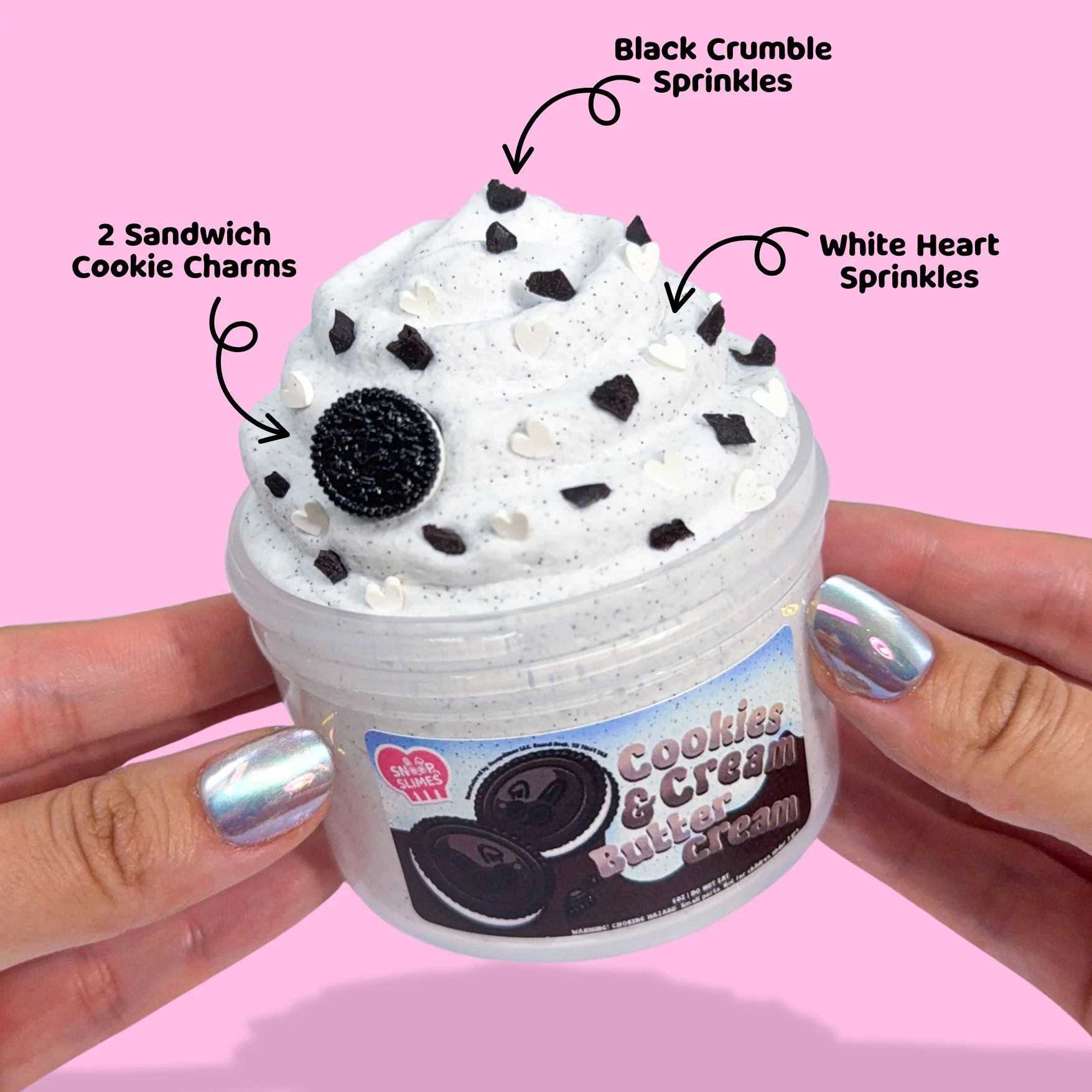 Cookies & Cream Buttercream Slime - Image 3