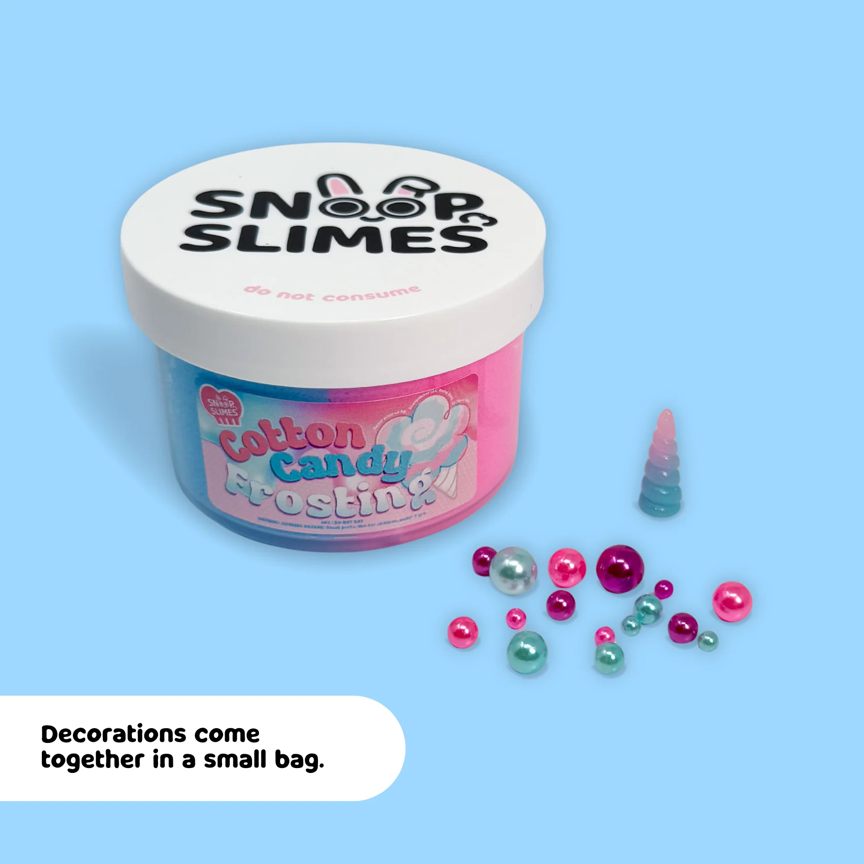 Cotton Candy Frosting Slime - Image 4