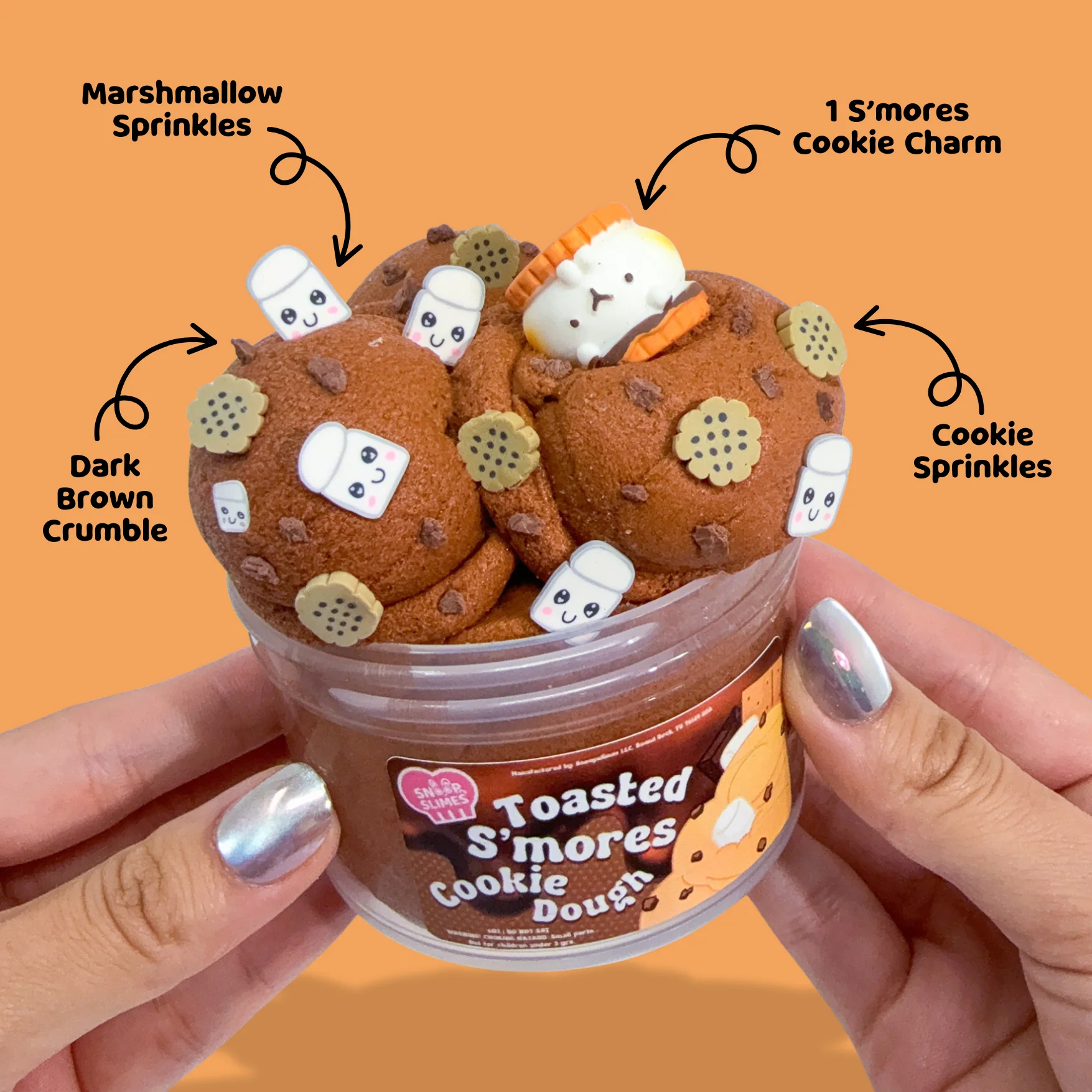 Toasted S’mores Cookie Dough Slime - Image 3