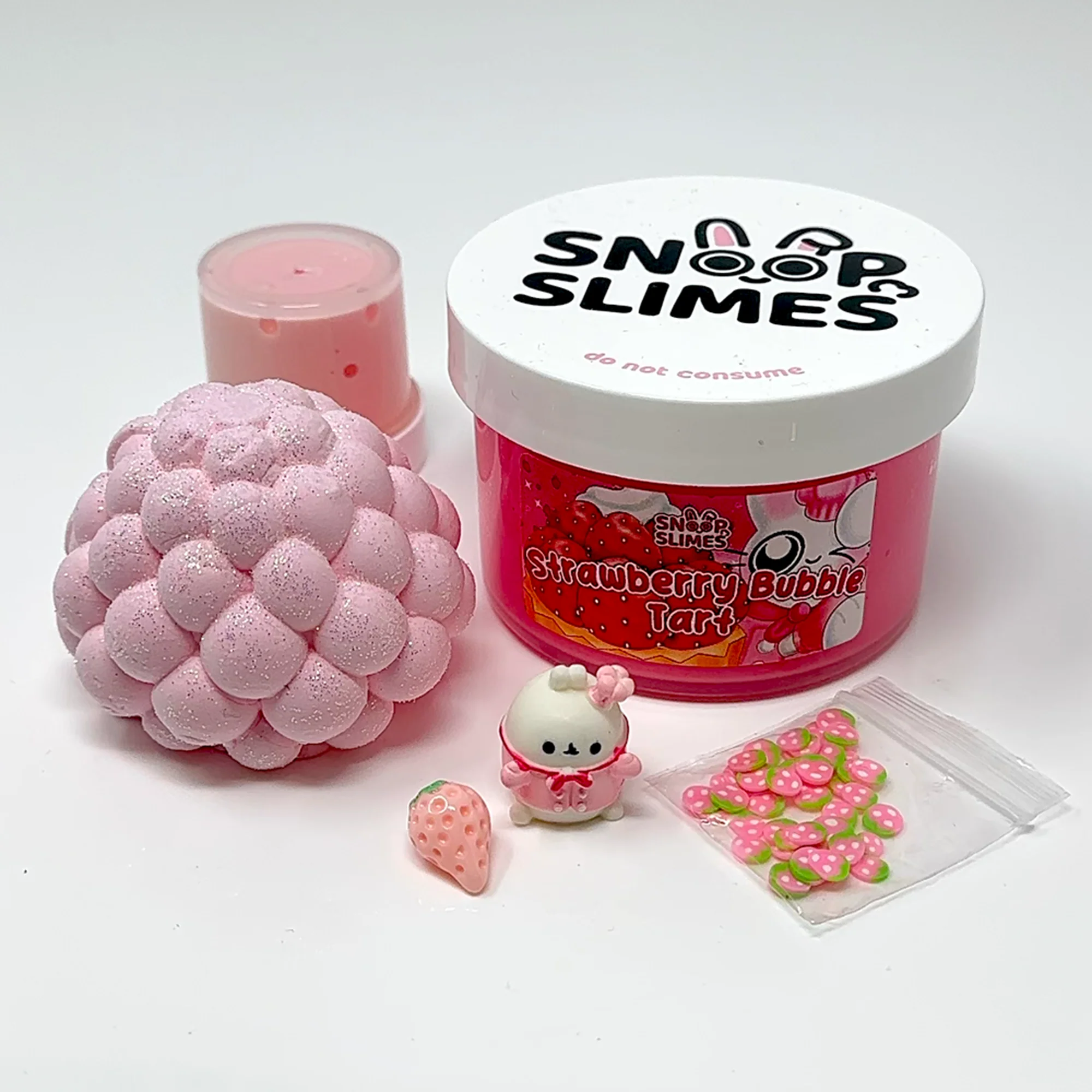 Strawberry Bubble Tart Slime - Image 2