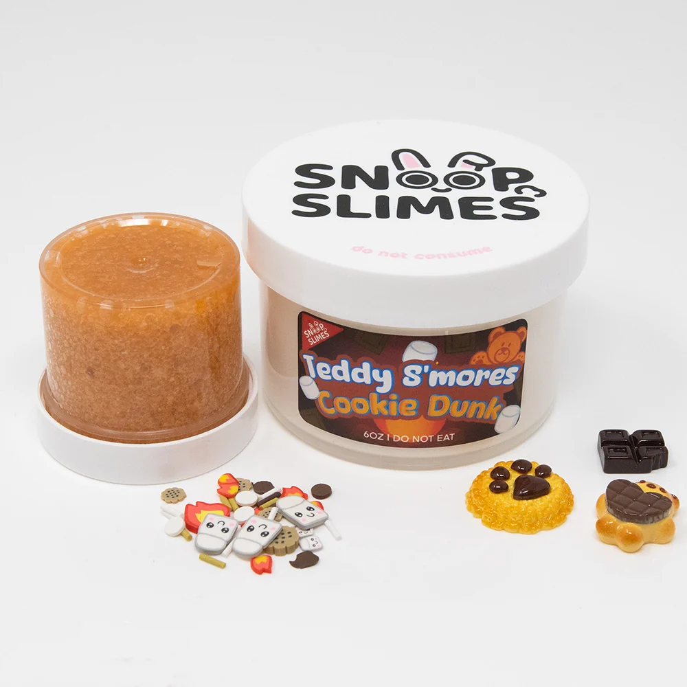 Teddy S'mores Cookie Dunk Slime - Image 2