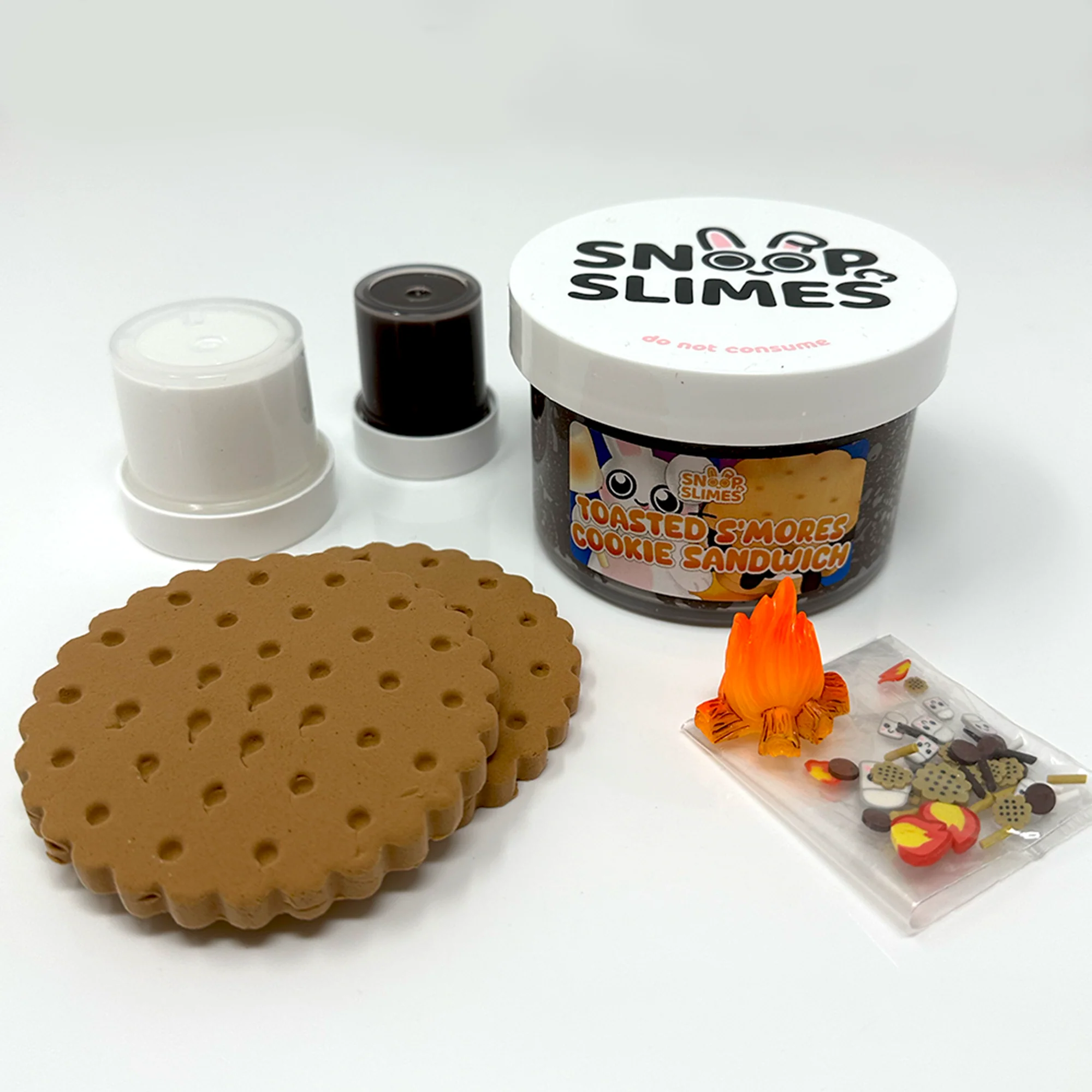 Toasted S'mores Cookie Sandwich Slime - Image 3