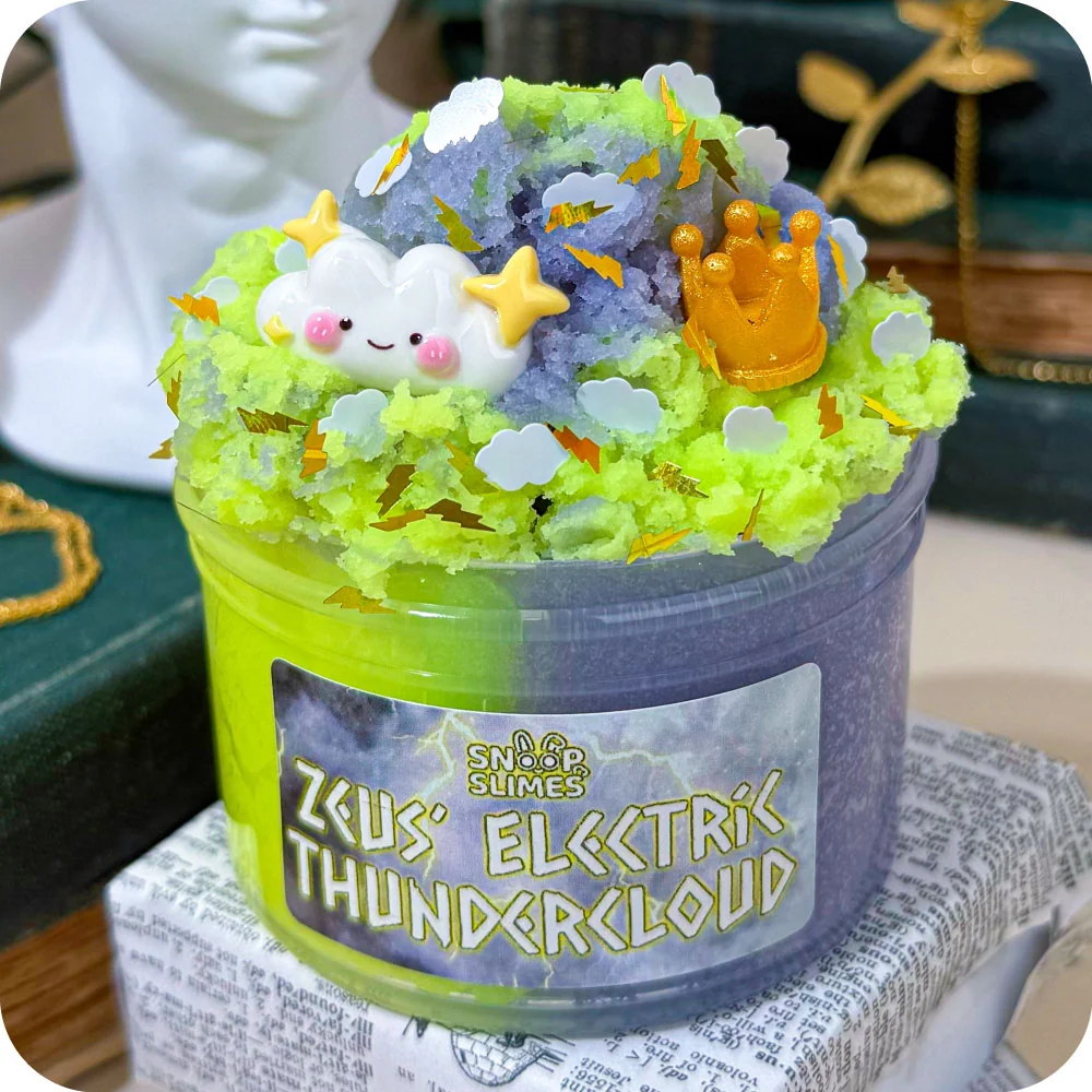 Zeus' Electric Thundercloud Slime